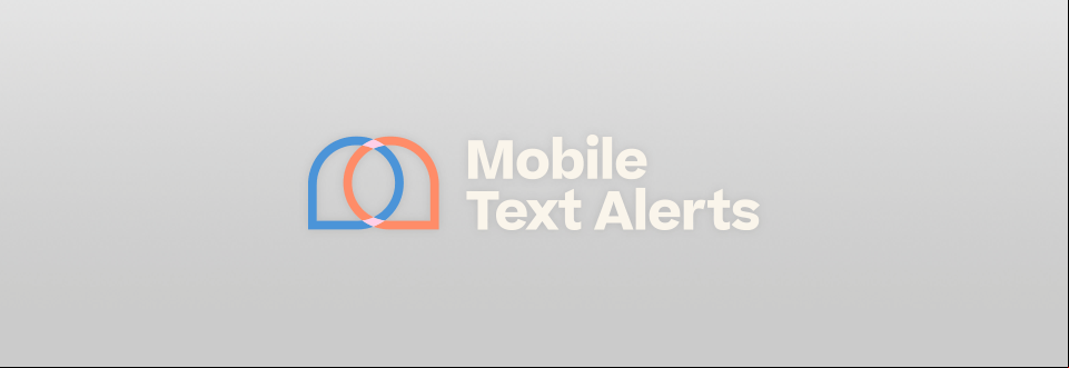 mobile text alerts logo